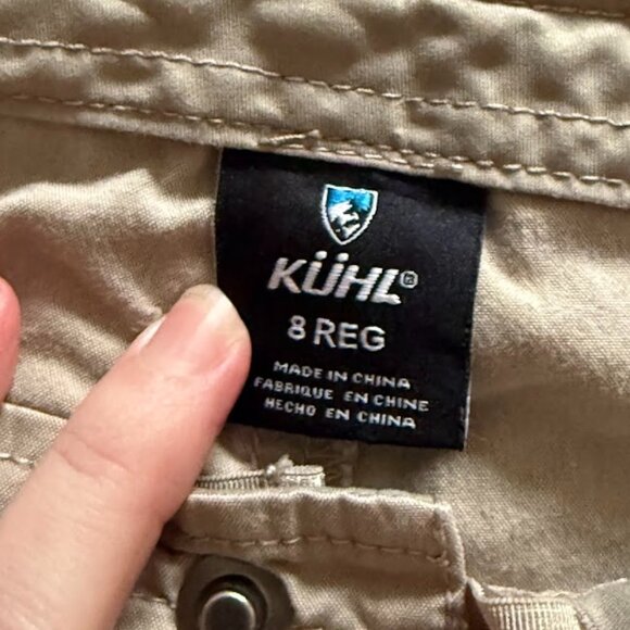 SOLD!Kuhl Legendary pants, size 8 reg, tan colored, excellent condition - Picture 1 of 5